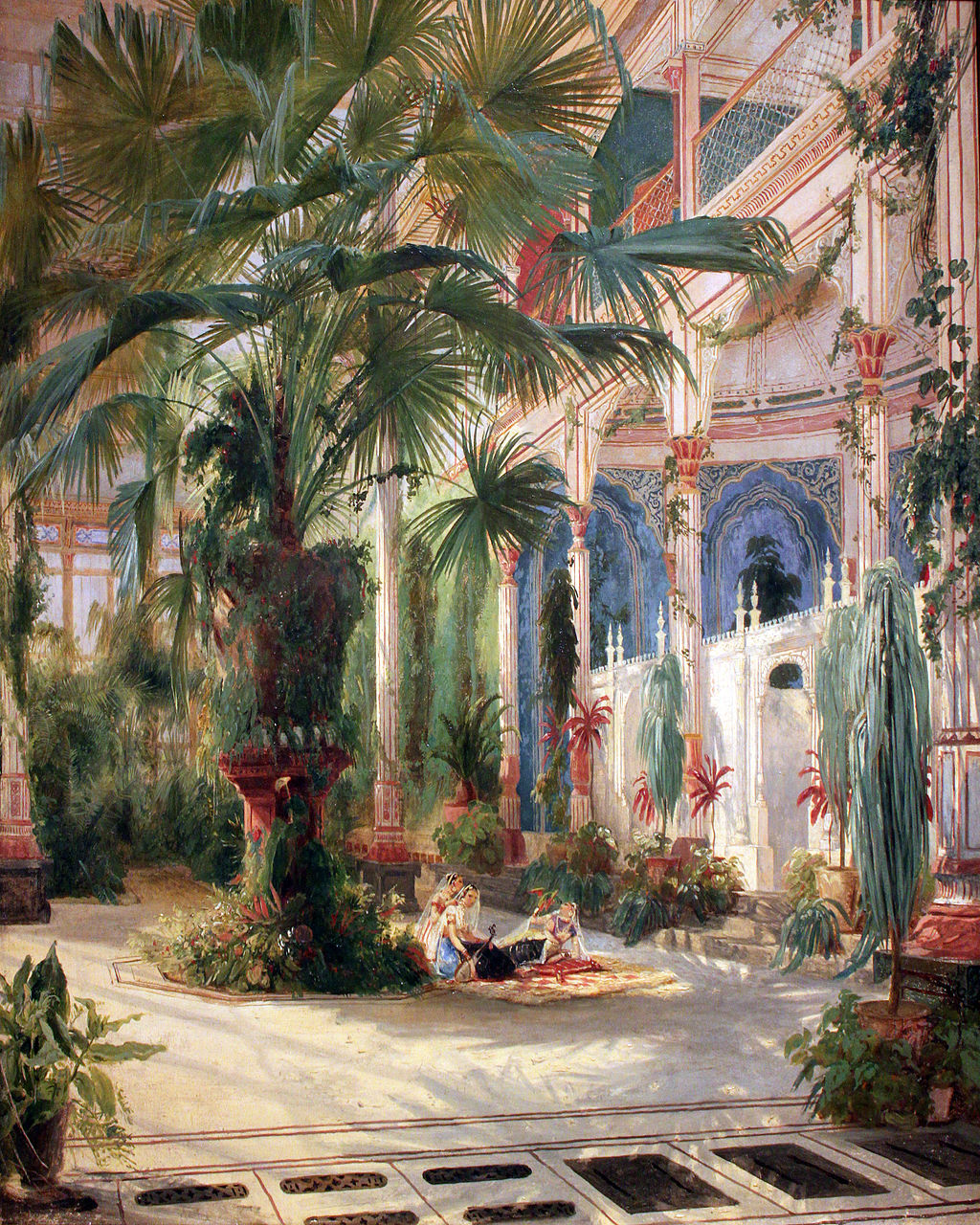 Palmenhaus on the Pfaueninsel (by Carl Blechen, 1832-1834)